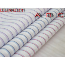 Violet/bleu/rouge 3 couleur résistante pli Polyester coton tissu pour chemises